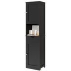 Vongrasig Tall Bathroom Storage Cabinet, 64”H Narrow Storage Unit for Small Spaces, Freestanding Modern Cabinet with Adjustable Shelves for Bathroom, Living Room, Kitchen