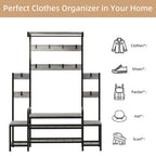 Walsunny Bakers Rack for Kitchen with Power Outlet (7436202508464)