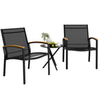 Vongrasig Patio Furniture 2 Pieces Outdoor Texilene Chair Sets