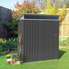 Vongrasig 5 x 3 x 6 FT Outdoor Storage Shed Clearance, Metal Garden Shed with Large Window and Lockable Door, Anti-Corrosion Waterproof Tool Shed for Backyard Patio, Lawn