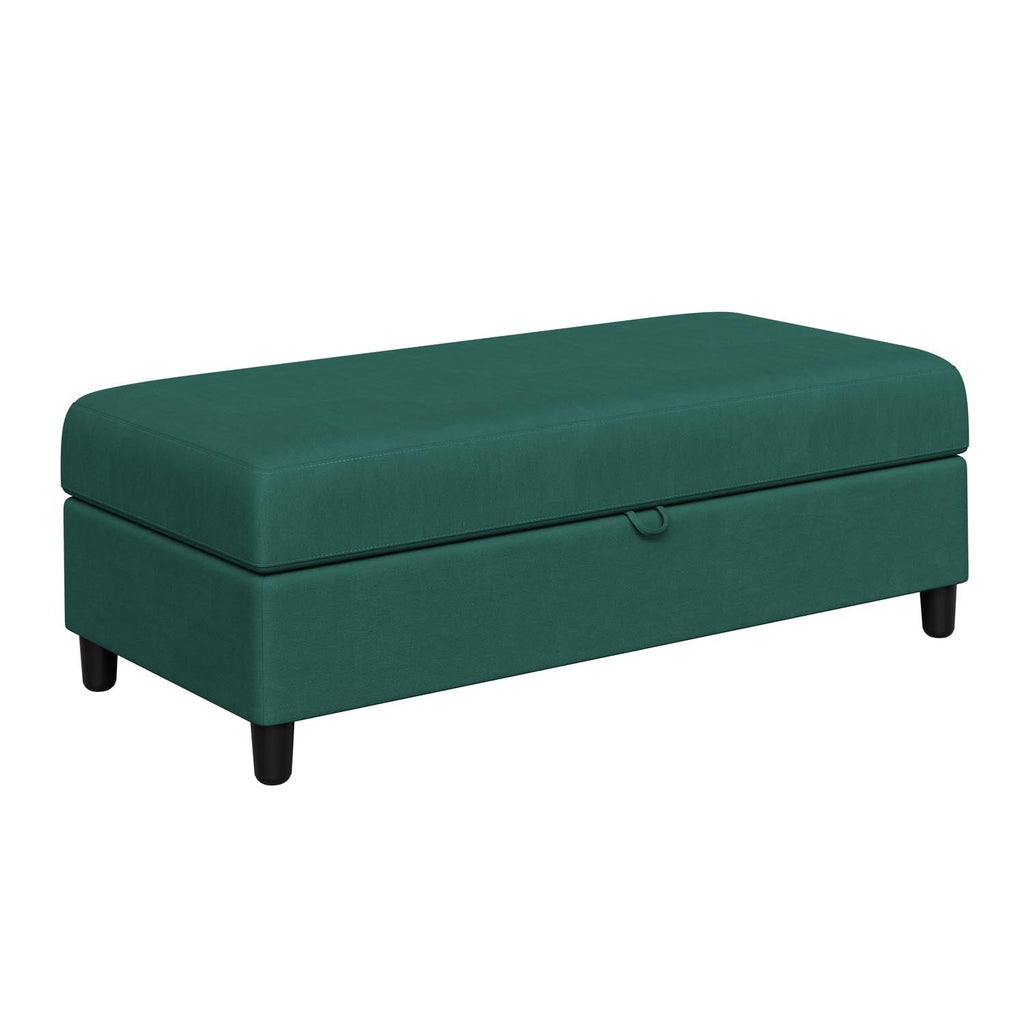 Vongrasig Long Storage Ottoman Green