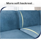 Walsunny Velvet 5 Pieces Modular Sectional Sofa L-Shaped Couch With Reversible Chaise (7223391125680)