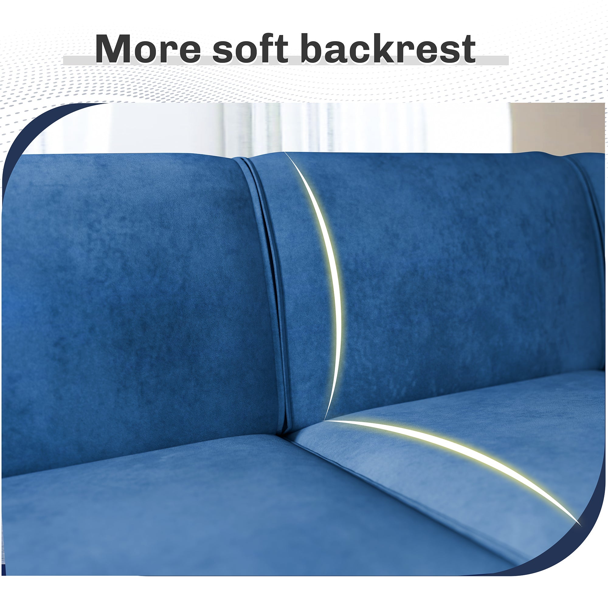 Walsunny Velvet 5 Pieces Modular Sectional Sofa L-Shaped Couch With Reversible Chaise (7223391125680)
