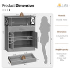 Walsunny Kitchen Buffet Sideboard Cabinet with Adjustable Shelf,Wooden Storage Cabinet with 2 Doors and 1 Drawers£¬Modern Farmhouse Coffee Bar Cabinet with Storage for Kitchen/Living Room (7612660711600)
