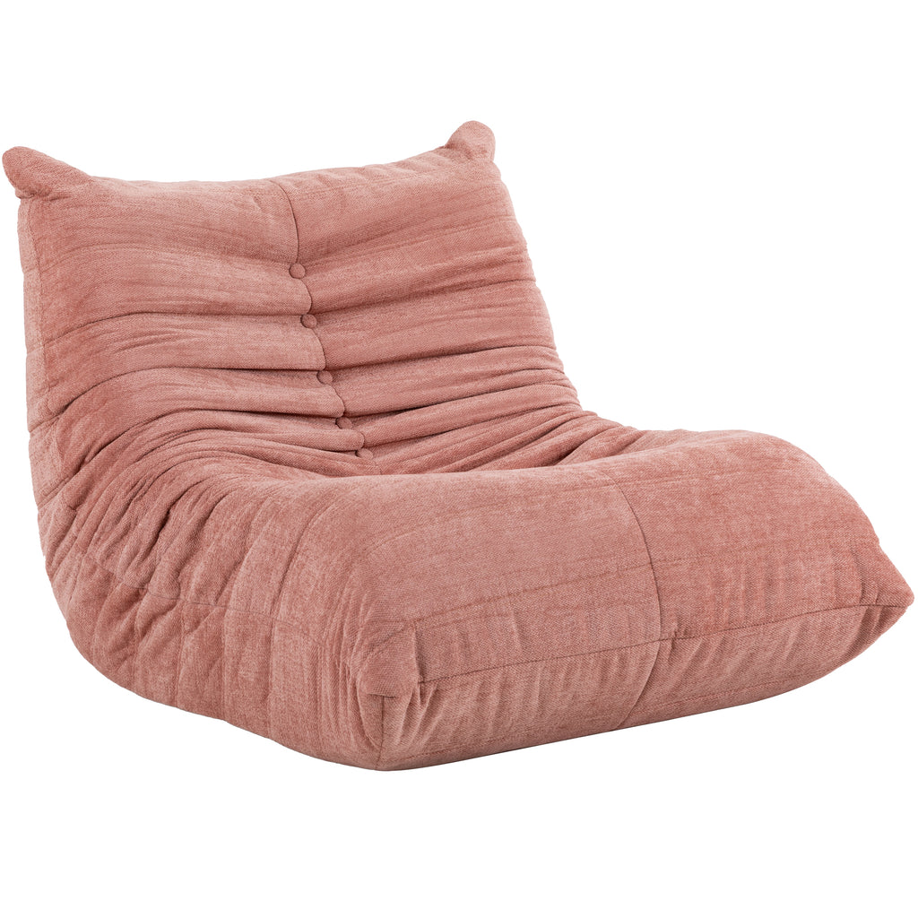 Vongrasig Bean Bag Chair for Adults, Line Fabric Lazy Sofa Couch, Memory Foam Filled Bean Bag Lounge Chair Perfect for Living Room, Bedroom and Office