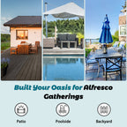 8-Piece Outdoor Patio Seating Group with Fire Pit Table