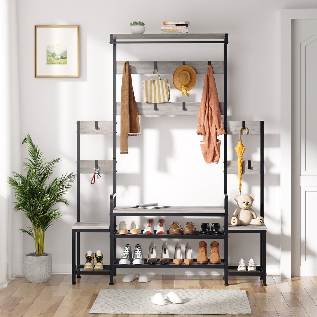 Walsunny Bakers Rack for Kitchen with Power Outlet (7436202508464)
