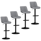 Walsunny Bar Stools Set of 2,Adjustable Leather Counter Height with High Backrest,Bar Chairs for Kitchen Island Dining£¬Room Bar (7562958831792)