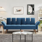 Walsunny Velvet Loveseat Sofa Couch Sofa cama for Apartments (7346697994416)