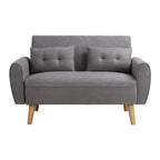 Livingroom sofa set Walsunny 2-seat 47'' Small Modern Love Seat Sofa  #color_light-grey