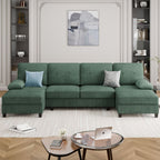 WALSUNNY 106'' Sectional Sofa Couches #color_green