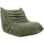 Vongrasig Bean Bag Chair for Adults, Line Fabric Lazy Sofa Couch, Memory Foam Filled Bean Bag Lounge Chair Perfect for Living Room, Bedroom and Office