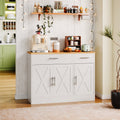 Walsunny Kitchen Buffet Sideboard Cabinet with Adjustable Shelf,Wooden Storage Cabinet with 3 Doors and 2 Drawers,Modern Farmhouse Coffee Bar Cabinet with Storage for Kitchen/Living Room (7612679061680)