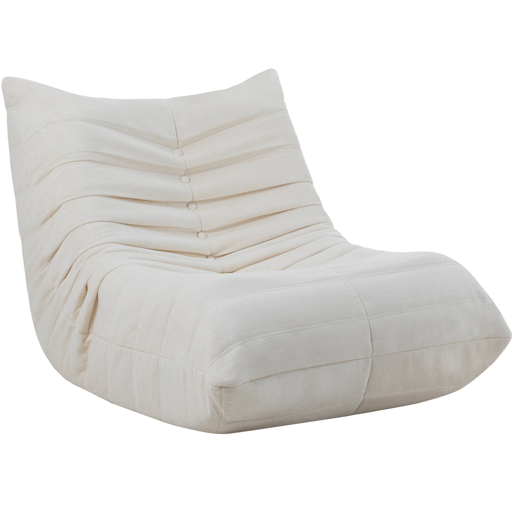 Vongrasig Bean Bag Chair for Adults, Line Fabric Lazy Sofa Couch, Memory Foam Filled Bean Bag Lounge Chair Perfect for Living Room, Bedroom and Office